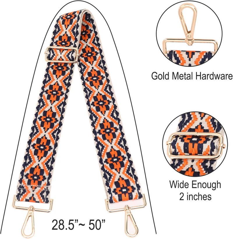 GINJKGO Store Purse Straps Replacement Crossbody - Adjustable Bag Strap for Purses, Wide Shoulder Strap for Women Guitar Purses - Image 3